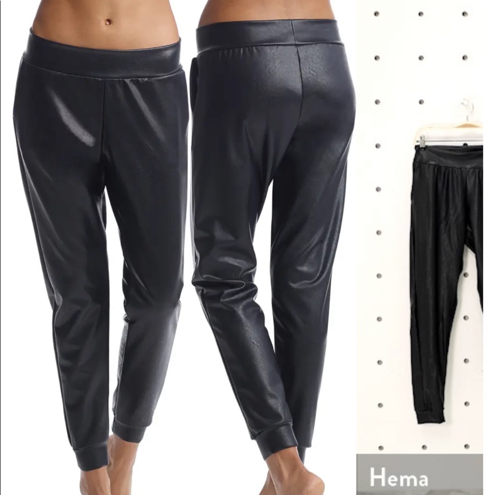 Commando Faux Leather Jogger